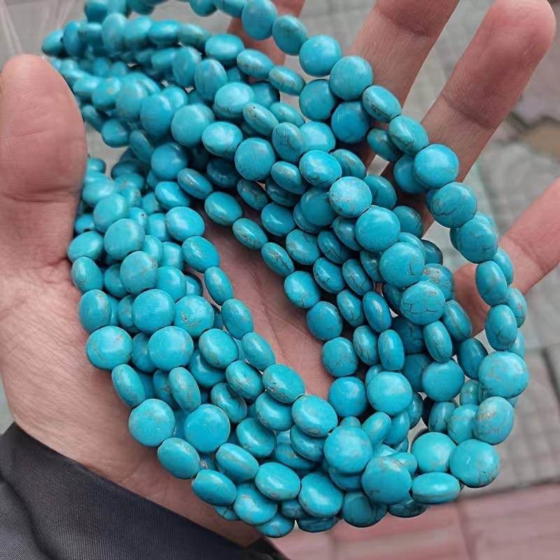 30pcs Turquoise Beads For DIY Jewelry Making - Perfect Gift for Girls!